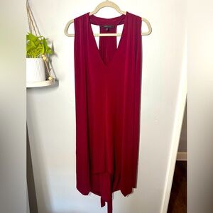 BCBG MaxAzria burgundy dress - wear multi ways